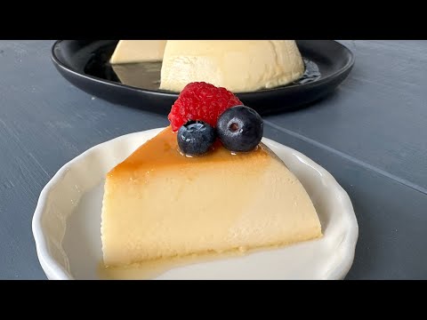 Flan de Queso sin Horno. En Olla de Cocción Lenta / Crock Pot