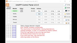 Download the video "How to fix the 'MySQL shutdown unexpectedly error."