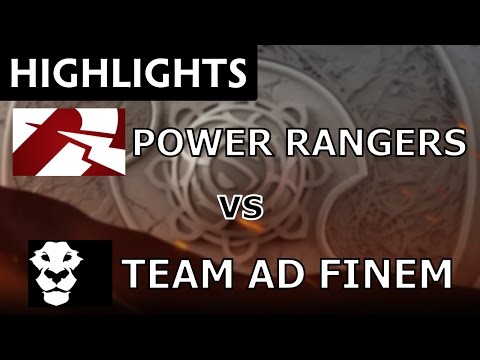 Power Rangers vs Team AD FINEM - The International 2016 Qualifiers - Dota Highlights