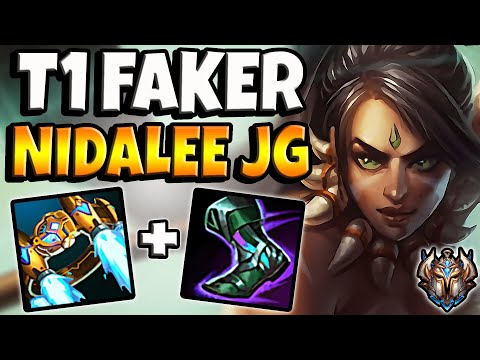 T1 Faker Nidalee vs Lee Sin Jungle [ Perfect KDA ] Korea Challenger Patch 12.5 ✅