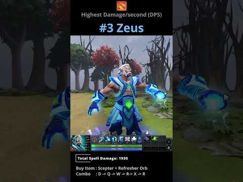 Dota 2 : Top 5 Ranged Heroes With The Highest DPS (Damage Per Second)