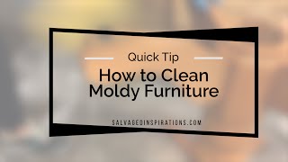 How to Clean Moldy Furniture