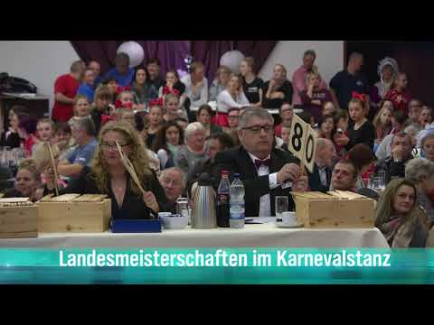 Uraufführung der Tanzcompagnie, Landesmeisterschaft im Karnevalstanz