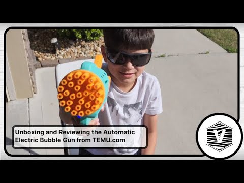 Unboxing and Reviewing the Automatic Electric Bubble Gun from TEMU.com