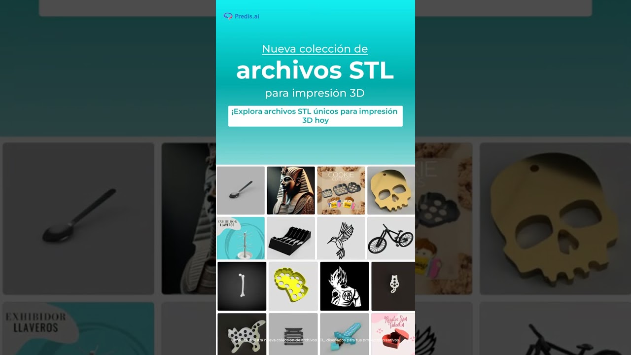 ¡Nueva colección de archivos STL para impresión 3D!