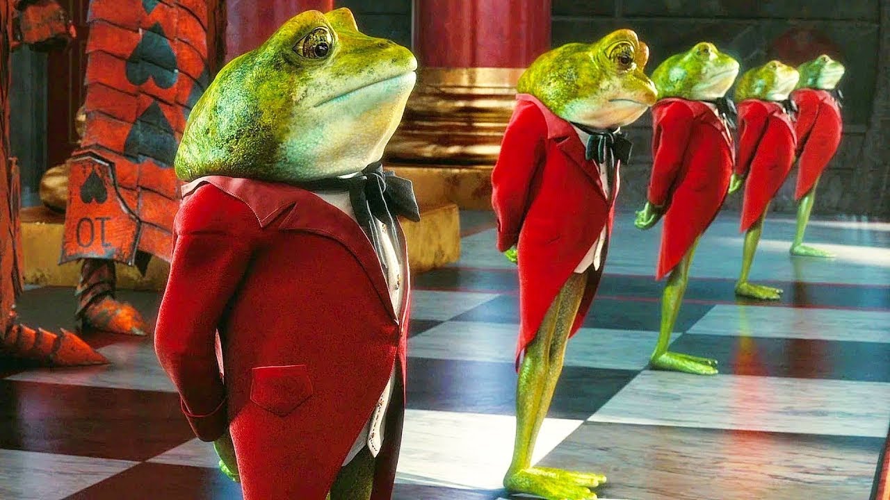 ANIMALS SERVE HUMANS scared of the great protective MONSTER controlled by the RED QUEEN