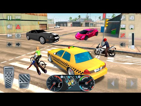 UBER CAR DRIVER 2X SPEED DRIVING FUNNY GAS STATION - Taxi Sim 2020 Game Android/IOS gameplay