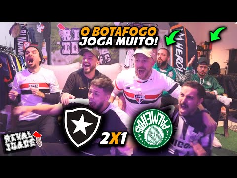React Botafogo 2x1 Palmeiras | Melhores momentos | Gols | Libertadores