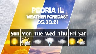Weather Forecast Peoria, Illinois ▶ Peoria weather Forecast 05/30/2021