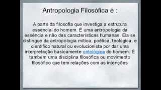 preview picture of video 'Antropologia Filosofica'