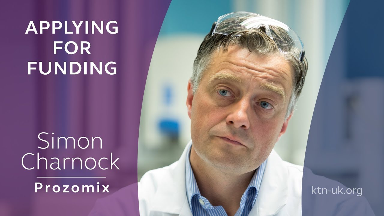 Applying for funding - Simon Charnock, Prozomix - YouTube