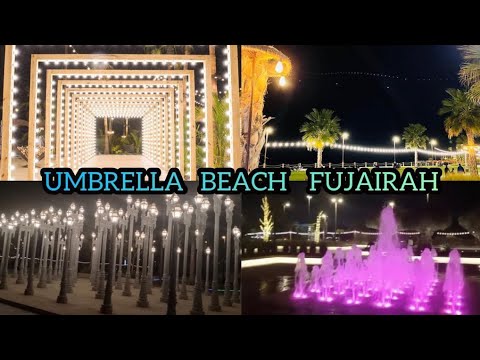 Umbrella Beach, Fujairah || Newly opened beach in Fujairah || Best Beach to Visit in UAE