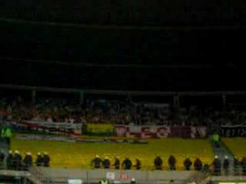 Legia fans in Vienna