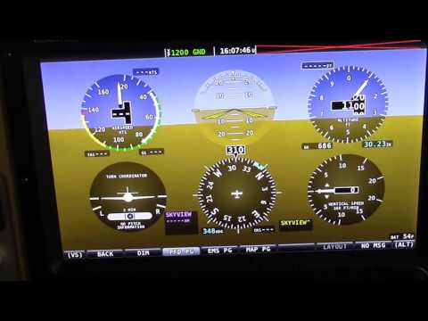 Dynon Skyview - Basic Operation