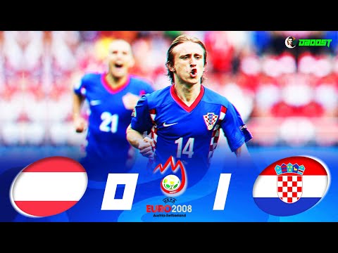 Austria 0-1 Croatia - EURO 2008 - Modrić Scores - Extended Highlights - FHD