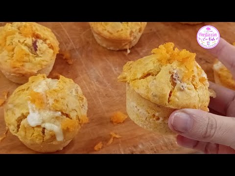Muffin Salati alla Zucca 🎃🧁 Soffici, Gustosi e Facilissimi da Preparare!