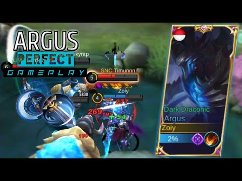 【ARGUS】EXP Lane? No Problem! - ARGUS Ranked Gameplay Mobile Legends