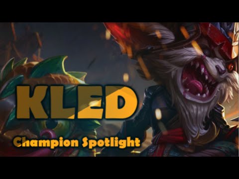 League of Legends: Kled Champion Spotlight - First Look Guide