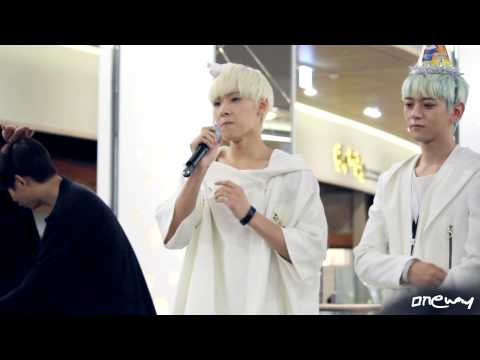 150906 김포공항 JJCC 팬싸인회 율이가 부르는 만약에 말야