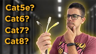 QUAL CABO DE REDE USAR? Cat5e? Cat6? Cat7? Ou Cat8?