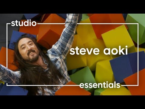 Steve Aoki opens the doors to his studio, the Neon Future Cave