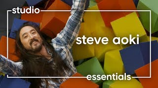 Video thumbnail for Steve Aoki opens the doors to his studio, the Neon Future Cave by Splice
