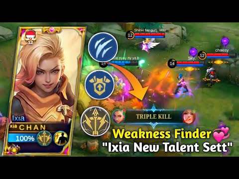 Parah Banget nih, Ixia Pakai Settingan ini Auto Panen Kill | Ixia Best Build 2023 | Ixia Mlbb