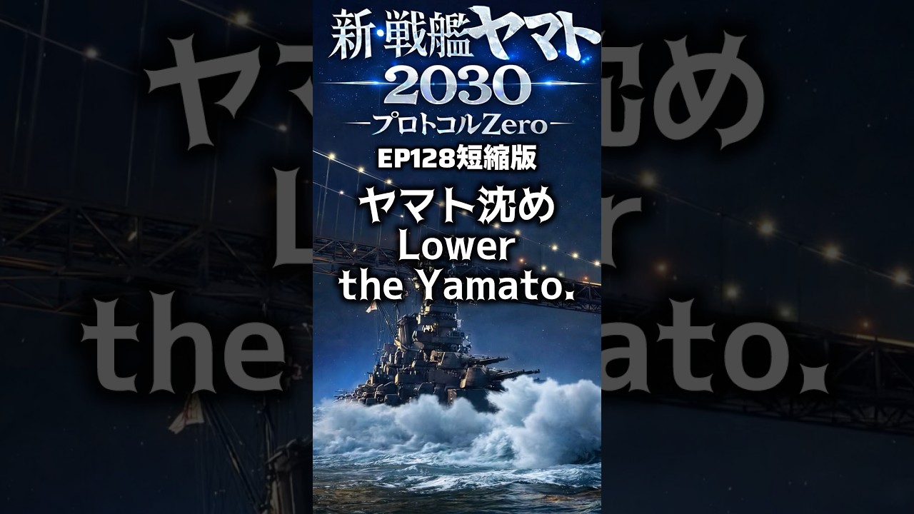 新・戦艦ヤマト第128話短縮版【ヤマト沈め】 このままでは関門橋の下を通過できない。　フル版は総集編　又はメンバーシップ登録で先行配信。