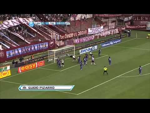 Gol Pizarro. Lanús 1 Tigre 1. Torneo Inicial 2012. Fecha 14. Fútbol Para Todos.