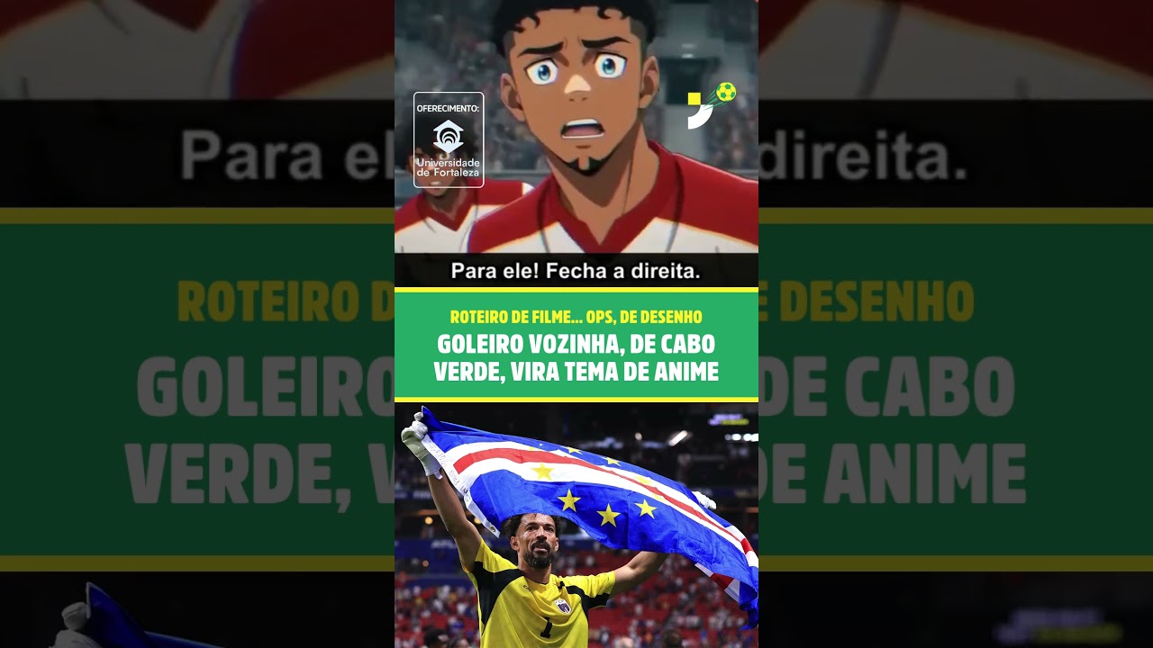 Imagem da notícia Goleiro Vozinha, de Cabo Verde, vira tema de anime