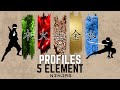 The 5 Element Ninjas PROFILES