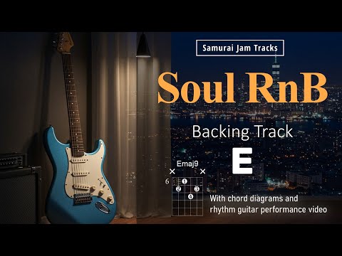Smooth R&B Guitar Backing Track in E – Night Vibes