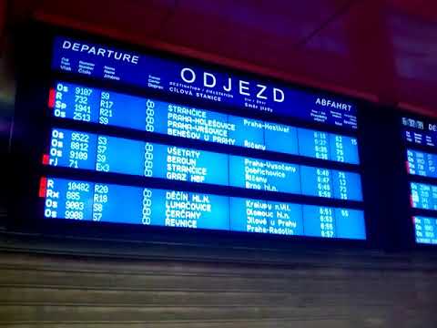 Hlášení INISS Praha hlavní nádraží