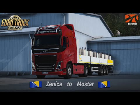 ETS2 | ProMods | Volvo FH16 540 | Zenica BA to Mostar BA | Big-Bags Of Sands 20t