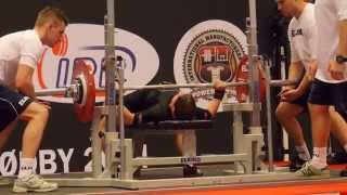 preview picture of video 'Mette Rasmussen (DEN) 2.att.: 92,5 kg 2014 IPF World Benchpress Championships'