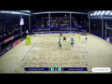 VITOR FELIPE/PB e RENATO/PB 2 x 0 ARTHUR/MS e ADRIELSON/PR 21x15 | 21x19