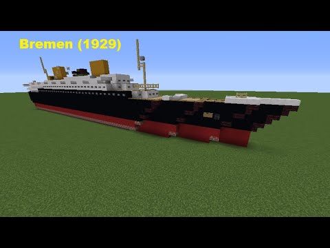 SS Bremen (1929) I Minecraft I 1:5 Scale Tutorial