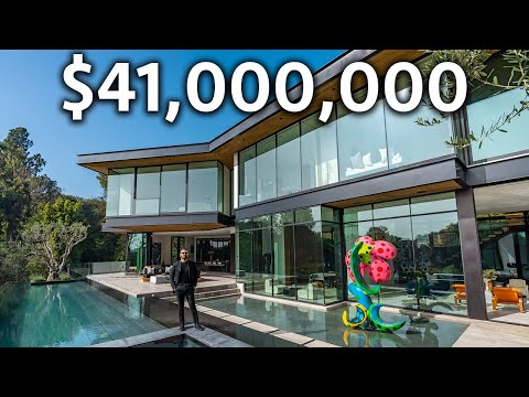 Inside a $41,000,000 Los Angeles Glass Mega Mansion