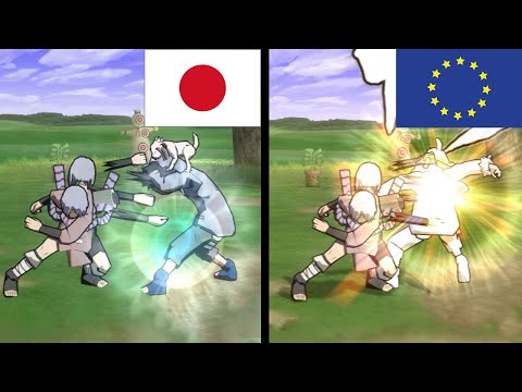 PAL vs NTSC: Sakon chain combos | Naruto Ultimate Ninja 5 #shorts