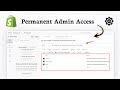 How To Get A Permanent Shopify Admin API Access Token 2026 Update
