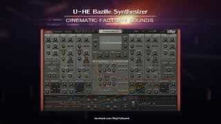 Video thumbnail for U-he BAZILLE Synthesizer - Cinematic Factory Sounds by Kevin Schroeder