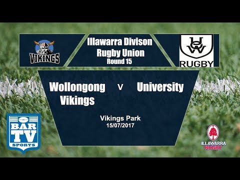 2017 IDRU Round 15 Feature Match - Wollongong Vikings Vs University of Wollongong