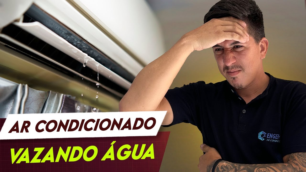 Por que seu AR CONDICIONADO esta vazando ÁGUA!!! 🧐🤔
