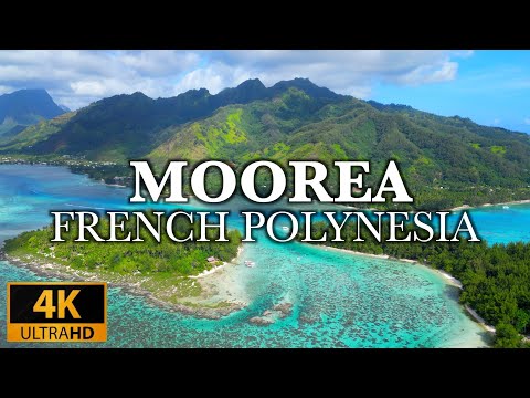 MOOREA 4K: RELAXING MUSIC & STUNNING SCENERY