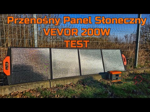 Vevor 200W Portable Foldable Solar Panel - TEST -