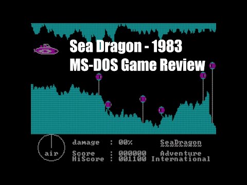 Sea Dragon 1983 - MS-DOS Game Review