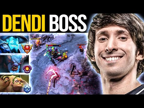 DENDI BOSS Picked PUDGE Offlane - Ez Deleted Wraith King | Pudge Official