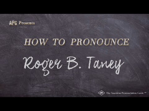 How to Pronounce Roger B. Taney (Real Life Examples!)