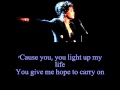 Whitney Houston - You Light Up My Life (Lyrics)