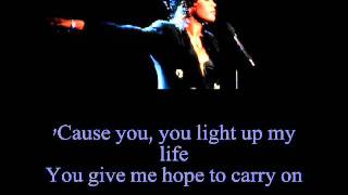Whitney Houston - You Light Up My Life (Lyrics)